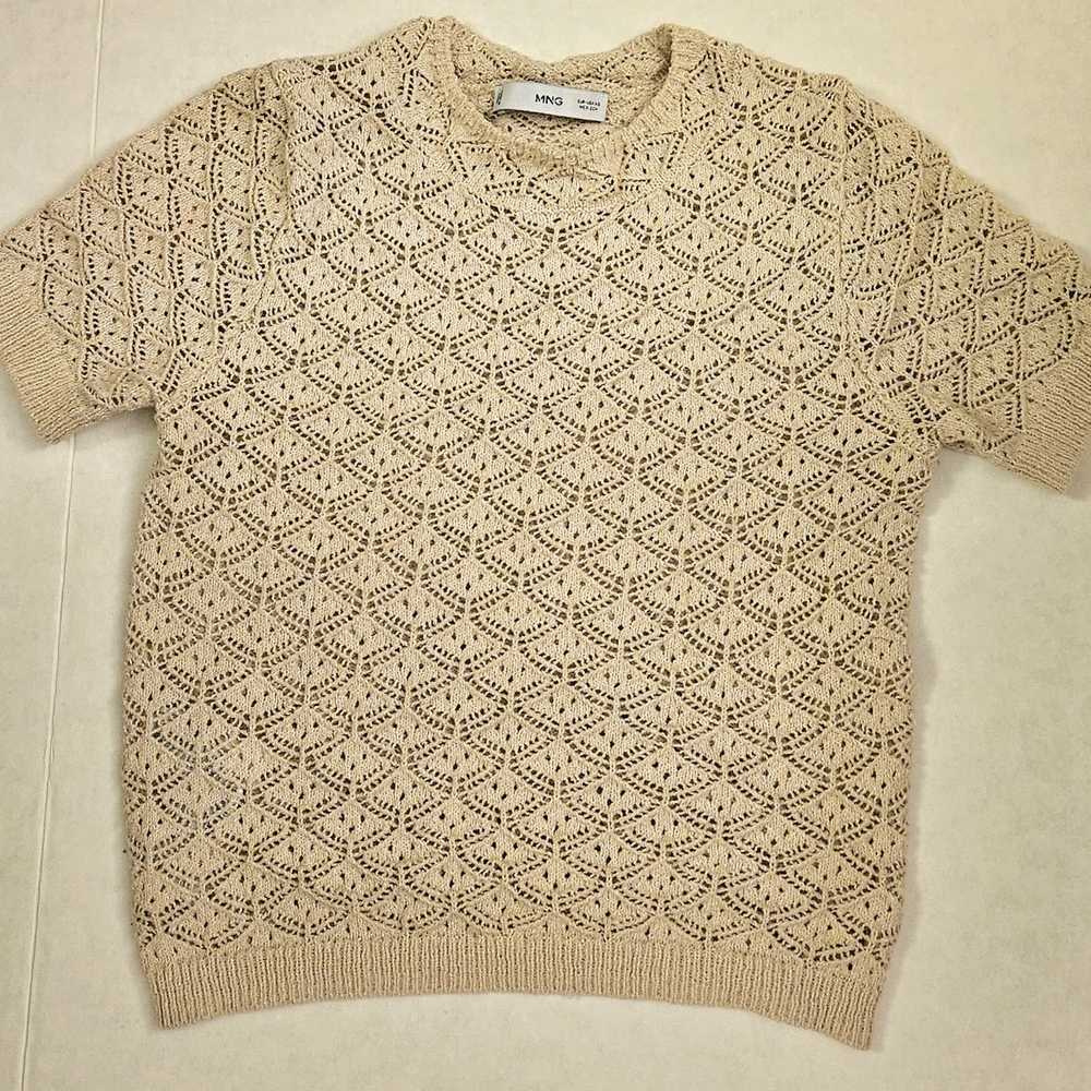 Mango Open work short sleeve